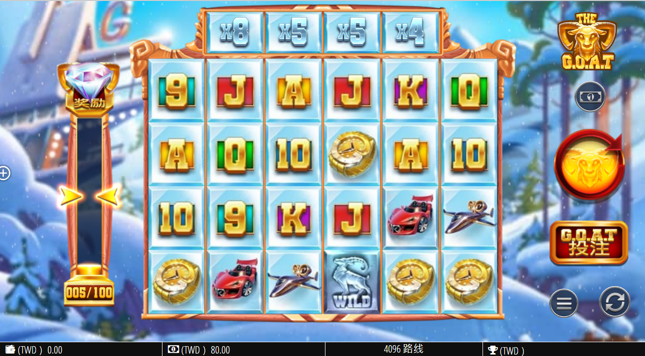 《The G.O.A.T》QT老虎機遊戲詳細介紹
