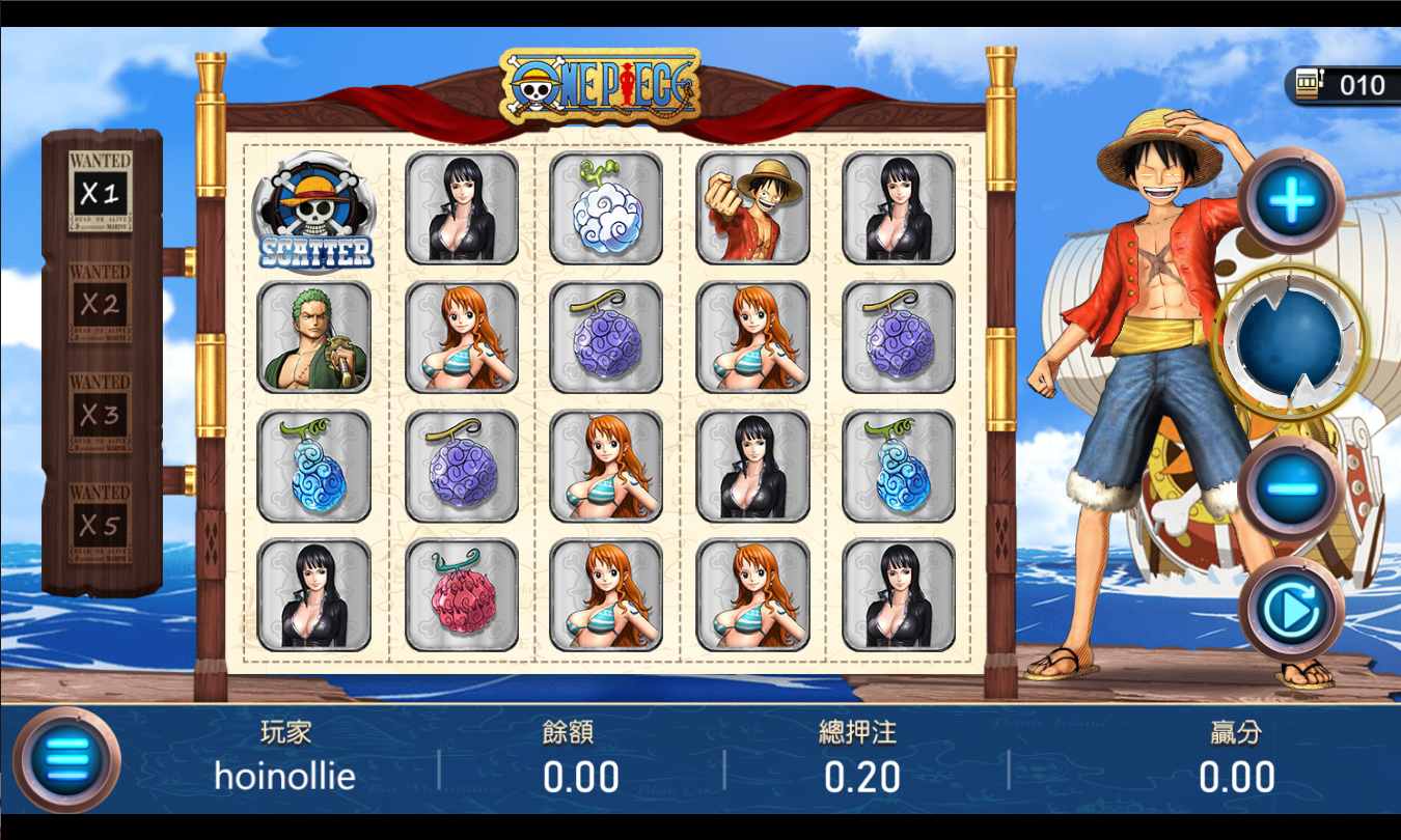 《海贼王》GR老虎機遊戲詳細介紹