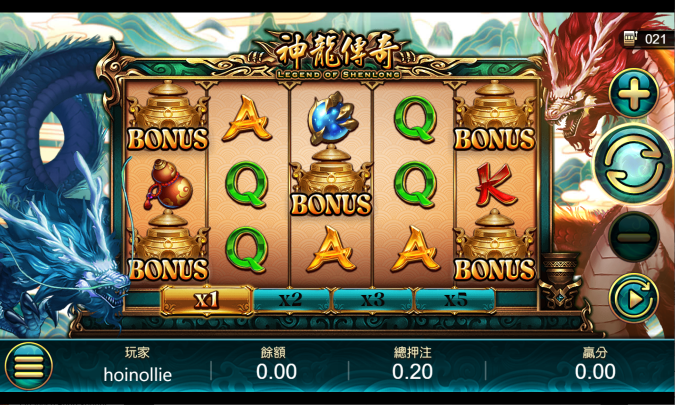 《神龍傳奇》GR老虎機遊戲詳細介紹