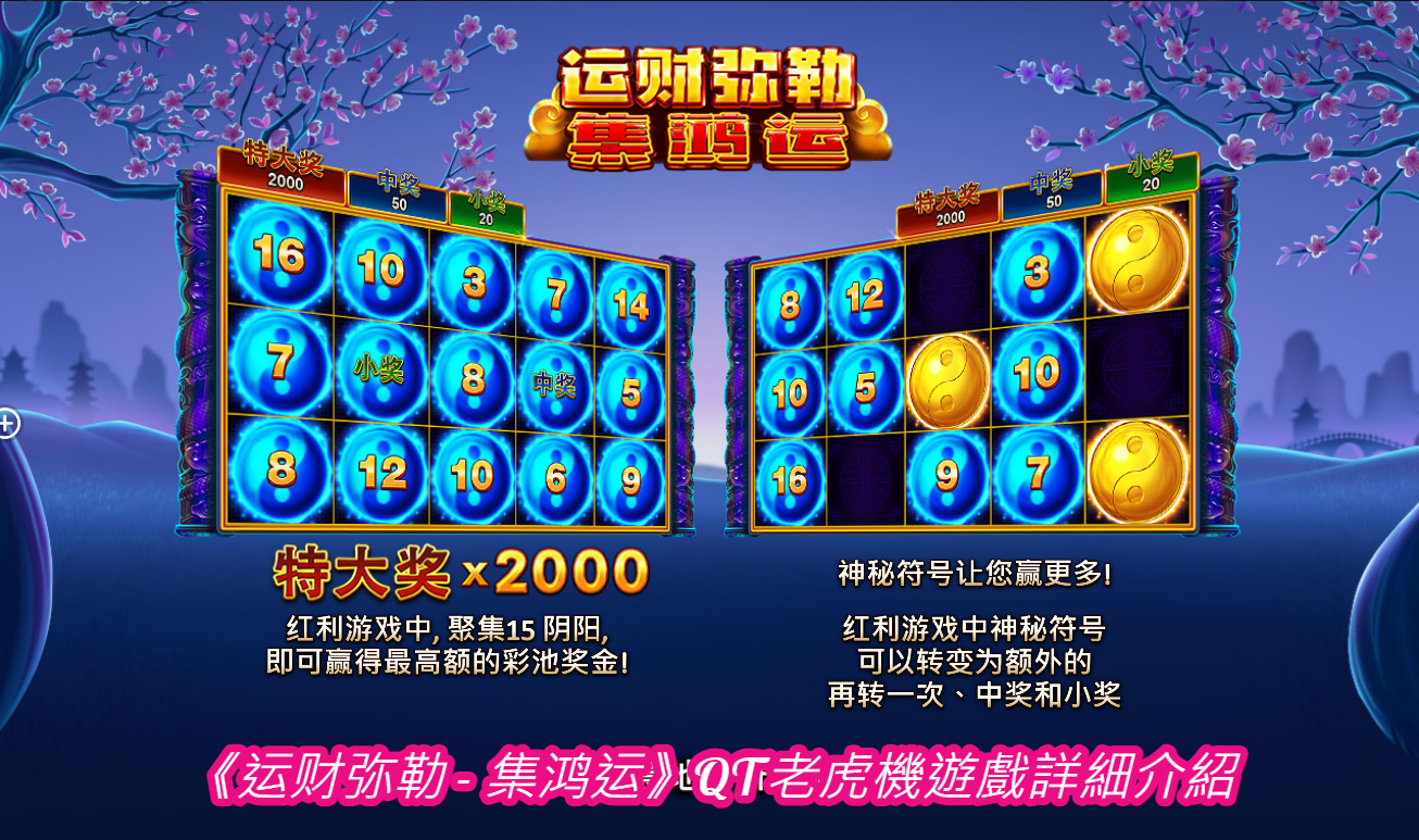 《运财弥勒 - 集鸿运》QT老虎機遊戲詳細介紹