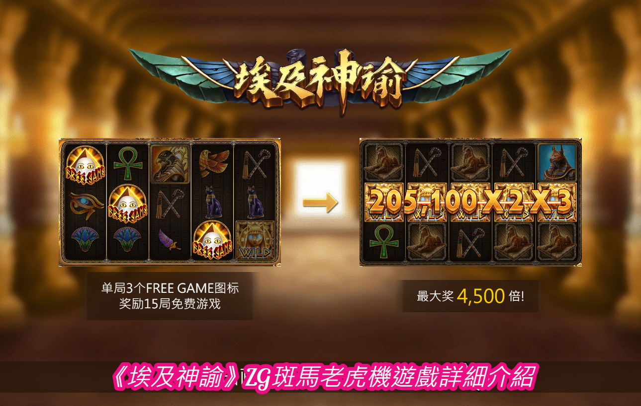 《埃及神諭》ZG斑馬老虎機遊戲詳細介紹
  